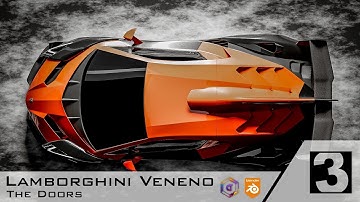 Blender car modelling... Lamborghini Veneno tutorial. (Part 3. The Doors)