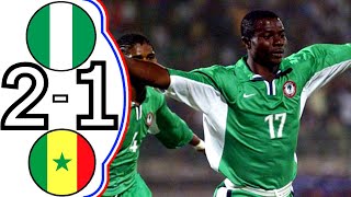 Nigeria vs Senegal|2-1Nigeria vs Senegal|Nigeria vs Senegal AFCON 2000 Quarter-Final