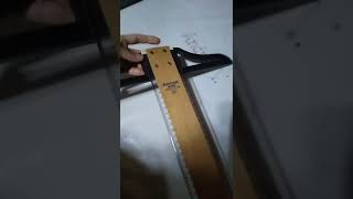 #my T-square #one my drawing instruments during my college years in architectural drafting
