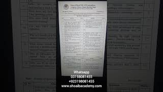 Computer Science Class 10 FBISE 2026 🔥 Model Paper + Most Important Questions &amp; Guess Paper