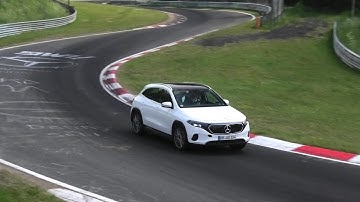 Mercedes EQA testing at the NÜRBURGRING