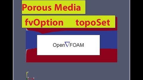 How to add porous media to our case in OpenFOAM (with short review of fvOption)