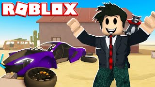 LOKIS COM O CARRO DE CORRIDA QUEBRADO | Roblox - A dusty trip