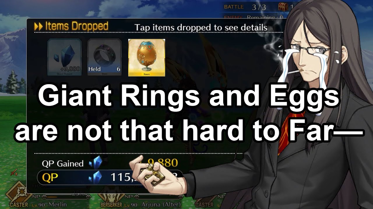 [FGO] Giant Rings and Eggs are not that hard to far— - YouTube