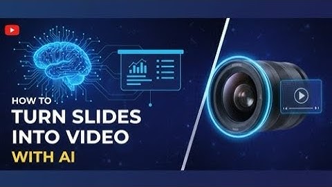 How to Turn Your Slides Into Videos with AI!