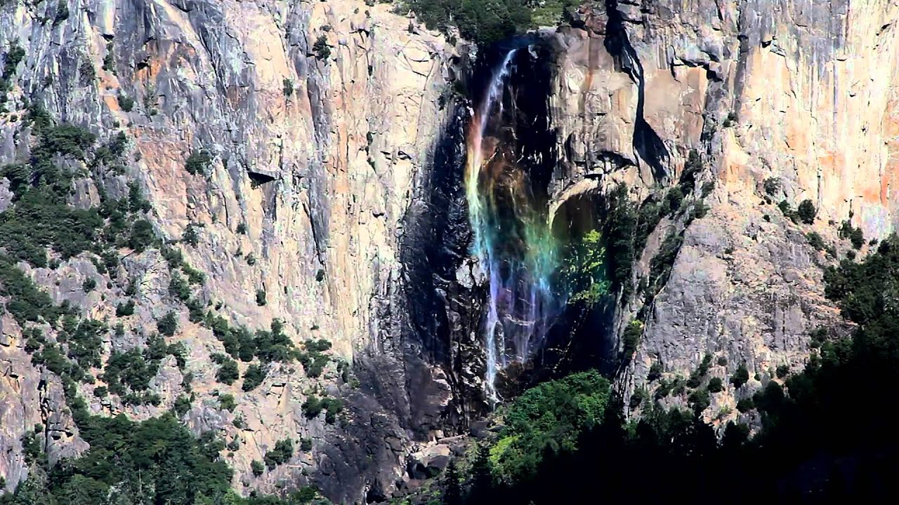 Yosemite Bridal Veil Falls Rainbow Canon T2i HD YouTube