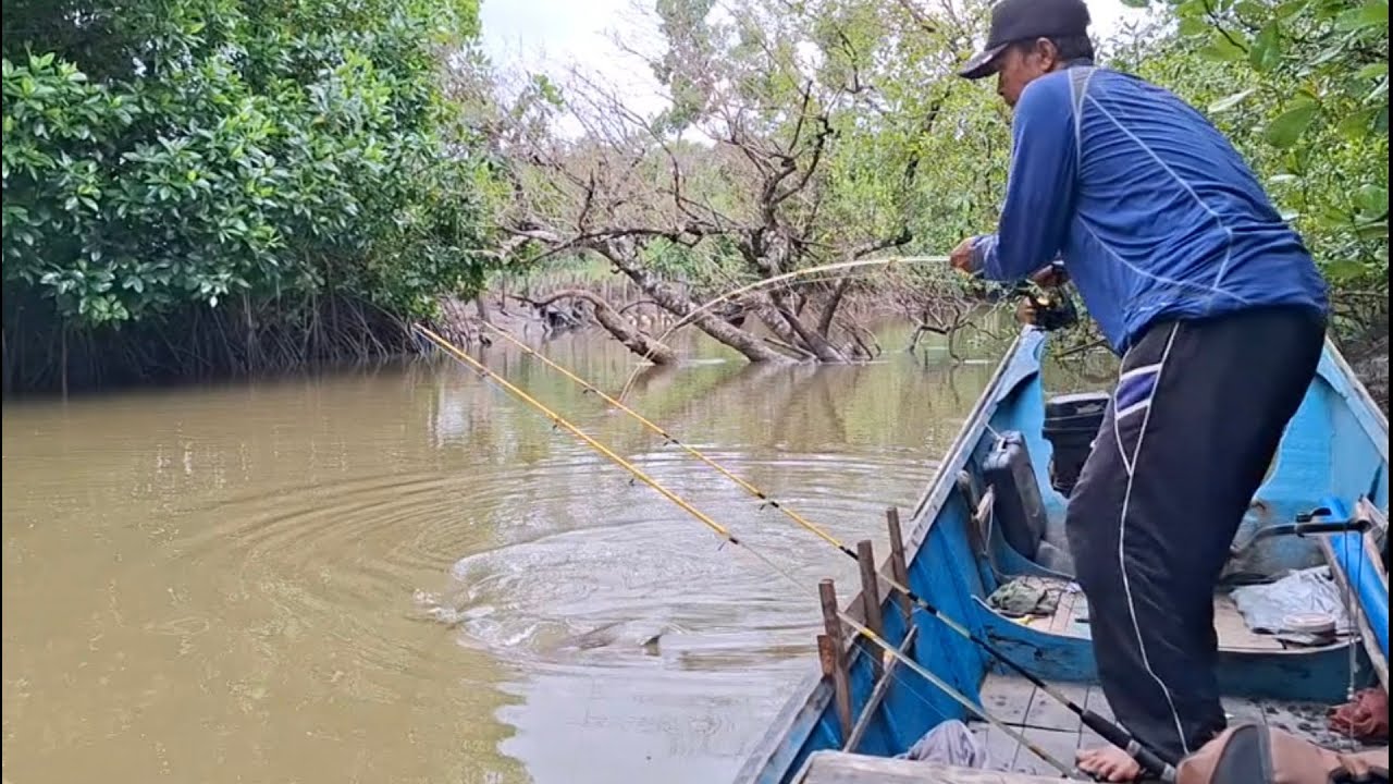 Tak sempat duduk santai pancing sudah disambar lagi