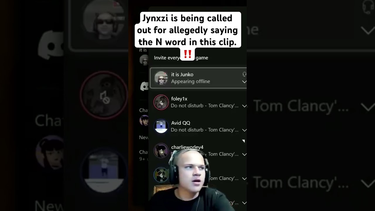 Jynxzi Allegedly Saying The N Word 