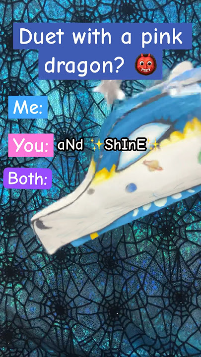 Duet me pls! #dragonpupet #dragonpuppetarmy #dragonpuppeter #art #funny #shimmerandshine #duet