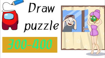Draw Puzzle Draw One Part New update level 300 To 400 Android Solution #IamZainu
