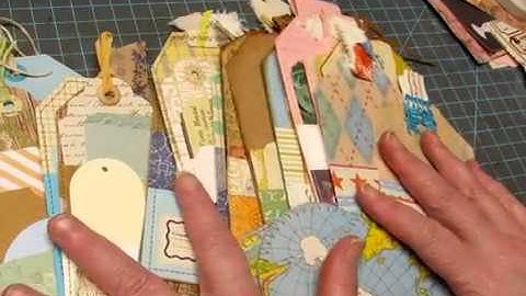 Finished Scrapistry Pocket tags