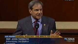 Congressman Yarmuth - Unacceptable Price