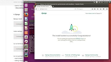 OpenCV+WebApp - ch2 preperation (4/4), django install