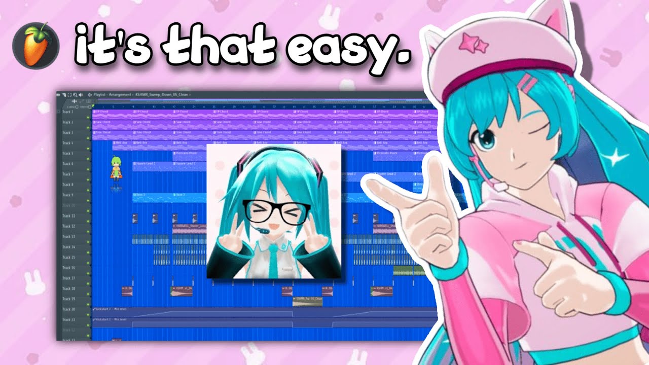 How to Make EASY Kawaii Anime/J-Pop Beats! || FL Studio Tutorial