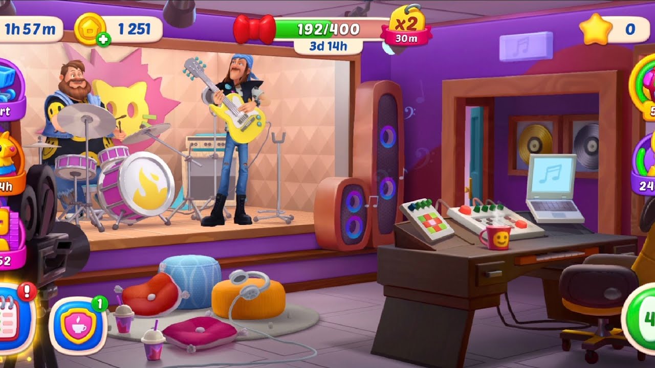 Roomscapes music room setup !! austin with music band !! 