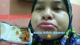 Challenges Makan pedas || AYAM GEPREK LEVEL 3 VS AYAM QUALITY LEVEL 3??  || Ayam terpedas di dunia||. 