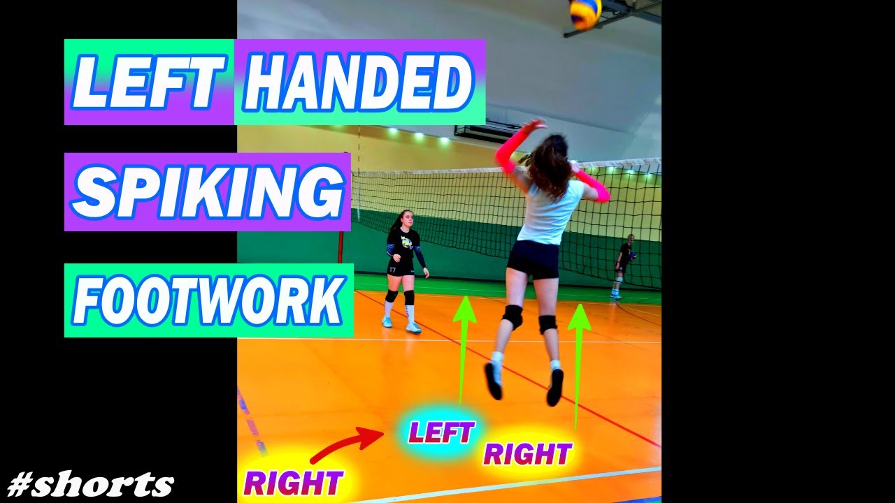 LEFT HANDED VOLLEYBALL SPIKING FOOTWORK YouTube