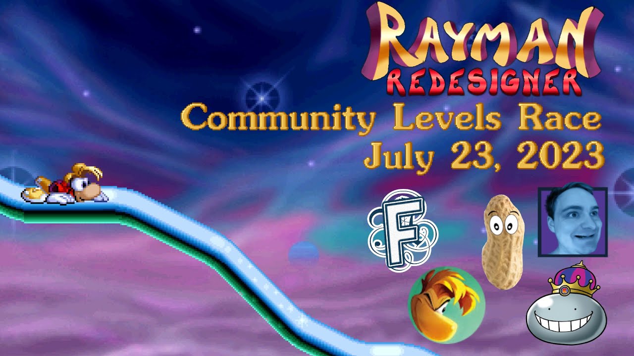Rayman Racing Game Rayman Redesigner community level race with friends - YouTube