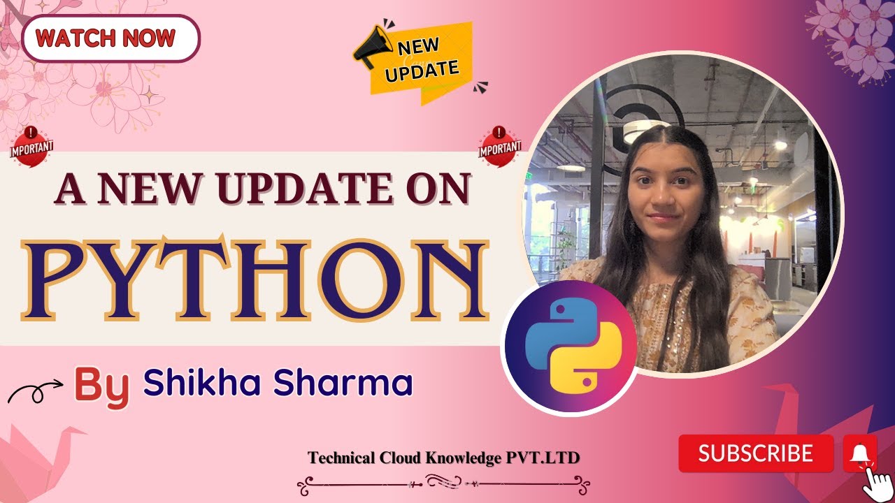 👉An important Update On Python Course 👀 |In Hindi| By Technical Cloud ...