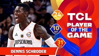 Dennis Schroder (24 PTS) | TCL Player Of The Game | GER vs SLO