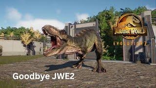 Goodbye Jurassic World Evolution 2 | Saying goodbye to old parks and facilities that we built.