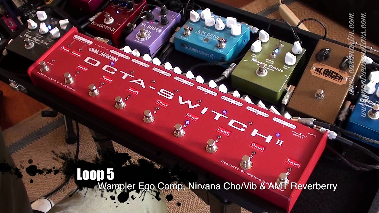 Voodoo Lab - Pedal Switcher and Commander Demo 2 - YouTube