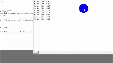 programa vector 10 elemento 1 al  5