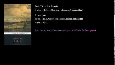 Don Quixote Pdf Download