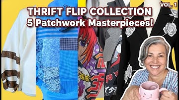 Boro-Inspired UPGRADES: I Upcycled 5 THRIFTED Hoodies & Sweatshirts into Designer Wear