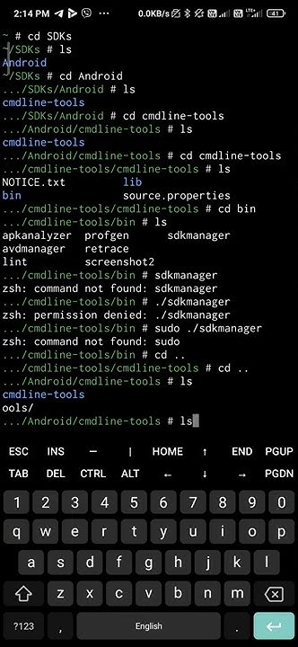 Rename Android Command Line Tools Directory in $ANDROID_HOME on Alpine ...