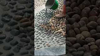 CÓMO COLOCAR PIEDRAS EN El PISO
