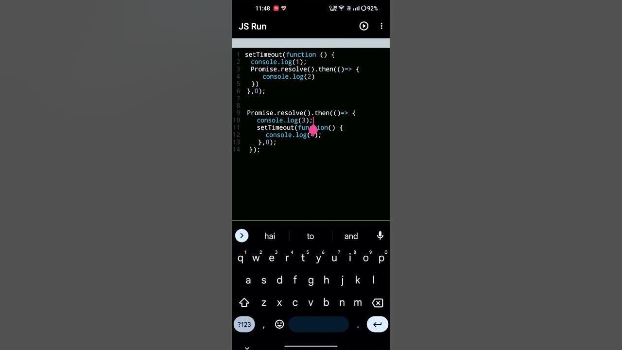 Js microtask and macrotask javascript example with promise and