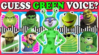 Guess Green Voice?| All Green Character Edition!!!