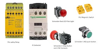 How to wire up a safety circuit with Pilz safety relays Pnoz - X3 - Part 3