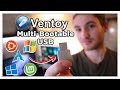 How to make a multibootable usb with ventoy  boot multiple iso files from one usb