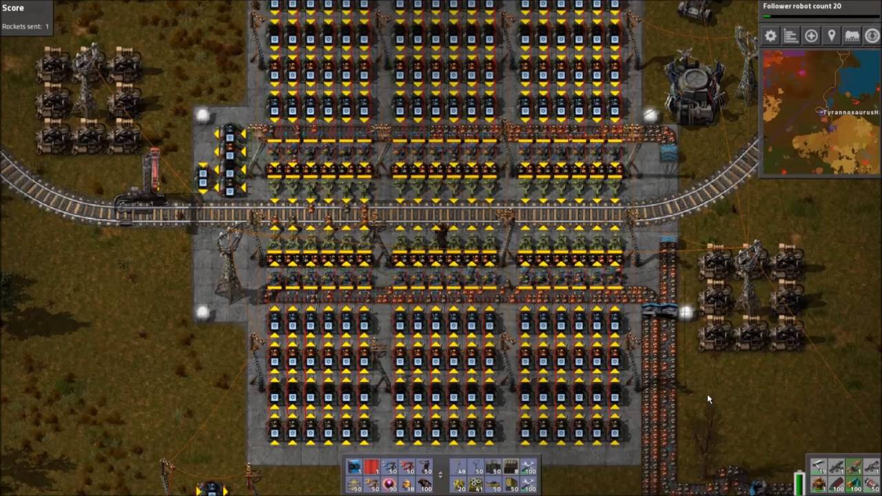 drone station blueprint factorio