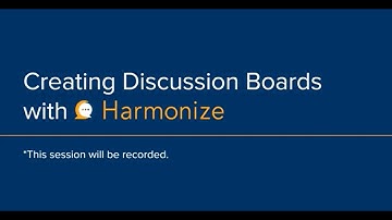 Harmonize Workshop