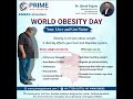 #WorldObesityDay #FattyLiver #LiverHealth #GutHealth #ObesityAwareness #PrimeGastro#drujwalgajula