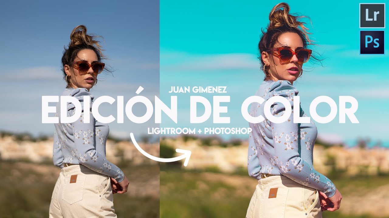EDICION de COLOR en LIGHTROOM y PHOTOSHOP de FORMA SENCILLA | ¡COLORES