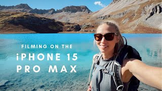 Vlogging on the iPhone 15 Pro Max?