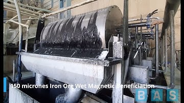 BAS® Wet Magnetic Drum Separator (Micronized Fe3O4 Iron Ore Beneficiation)