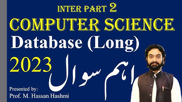 Most important long database questions 2023 | Database most important long questions | M. Hassan