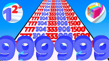 Number Master Vs Jelly Run 2048 (New Update) Max Level Gameplay