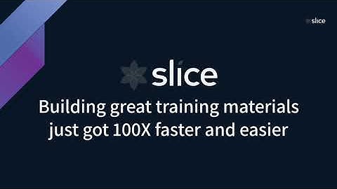 Slice Knowledge 1-Minute Demo - AI Powered Online Course Creation