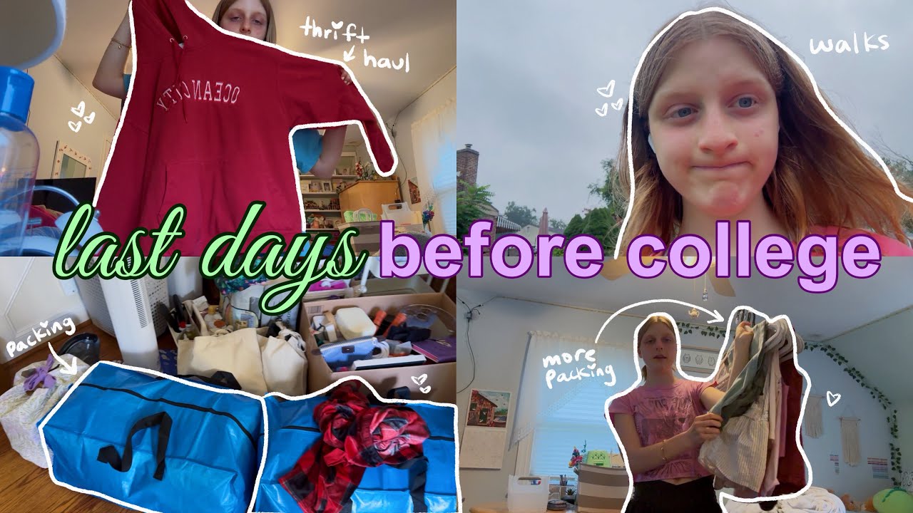 last few days at home before college 🤍 - YouTube
