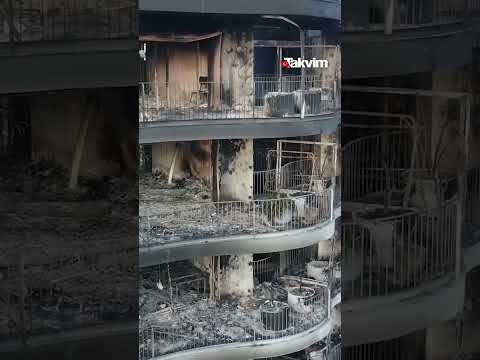 Narlıdere’deki yangınının acı yüzü gün aydınlanınca ortaya çıktı