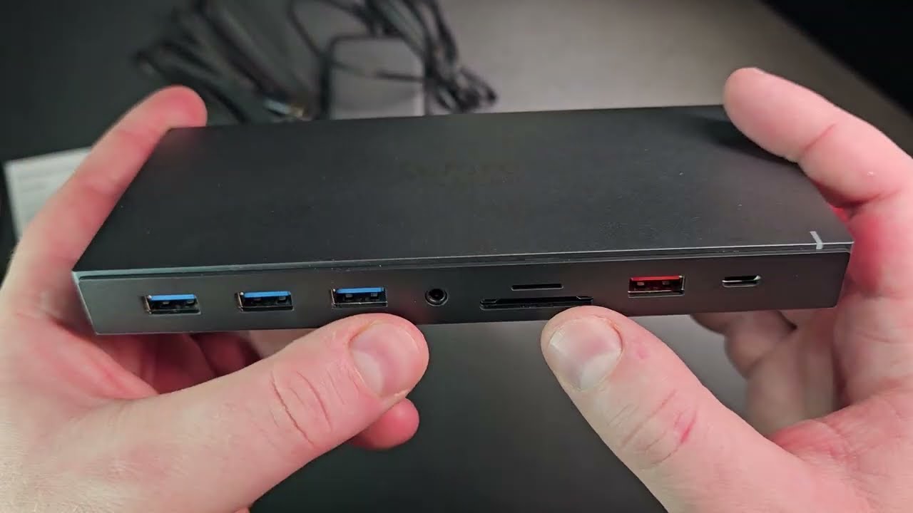 Selore&S-Global 15 in 1 USB C docking station with 65W power supply  - Unboxing