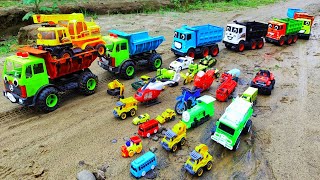 Mobil tronton panjang angkut helikopter buldozer excavator keretapithomas motorcros crane truk molen