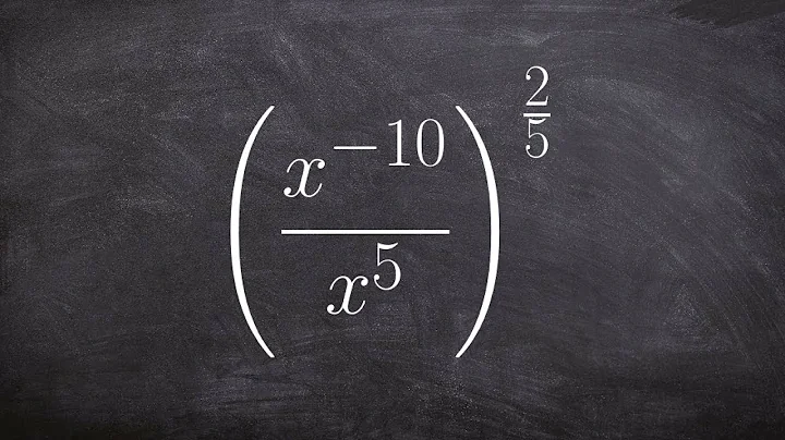 Simplifying  an expression raised to a rational power