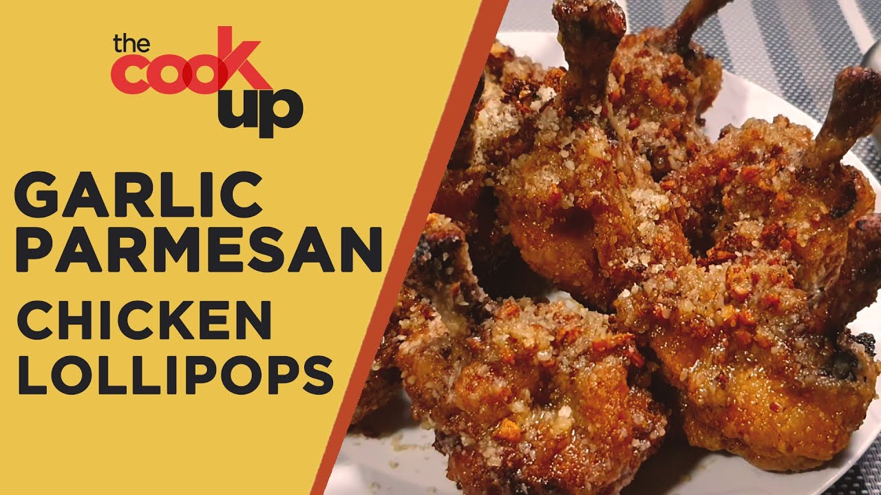 Garlic Parmesan Chicken Lollipops (Best Recipe!) The Cook Up YouTube